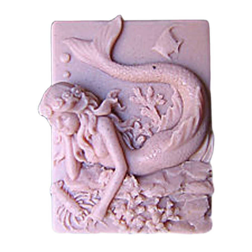 Bath Bomb Mold - Moldes de Silicone 2D de Sereia,