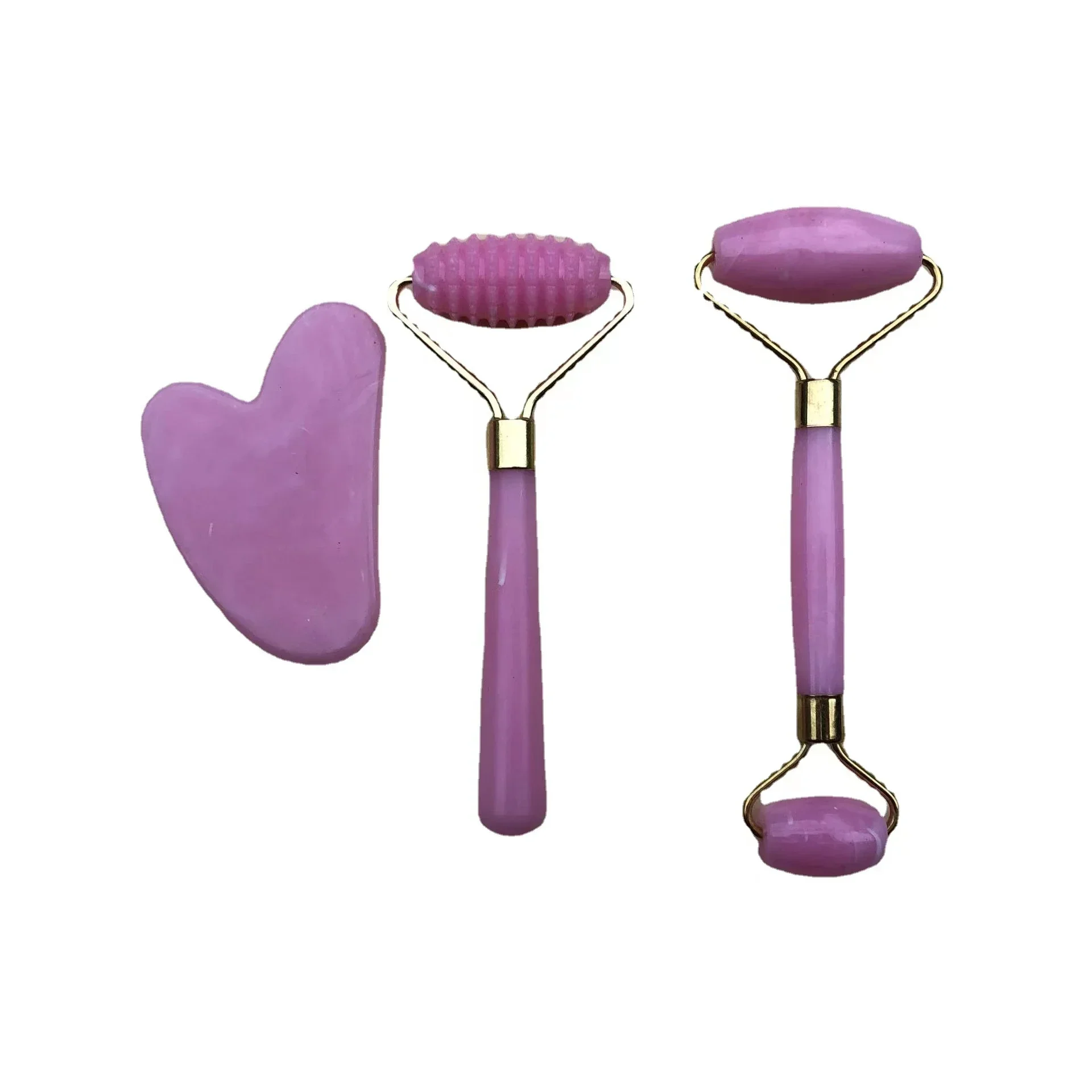 Jade Roller Stone - Rolo de resina massageador para rosto