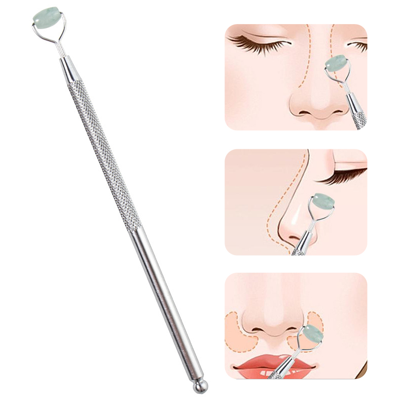 Olhos anti rugas naturais rolo - Jade Roller Stone avaliação e preço