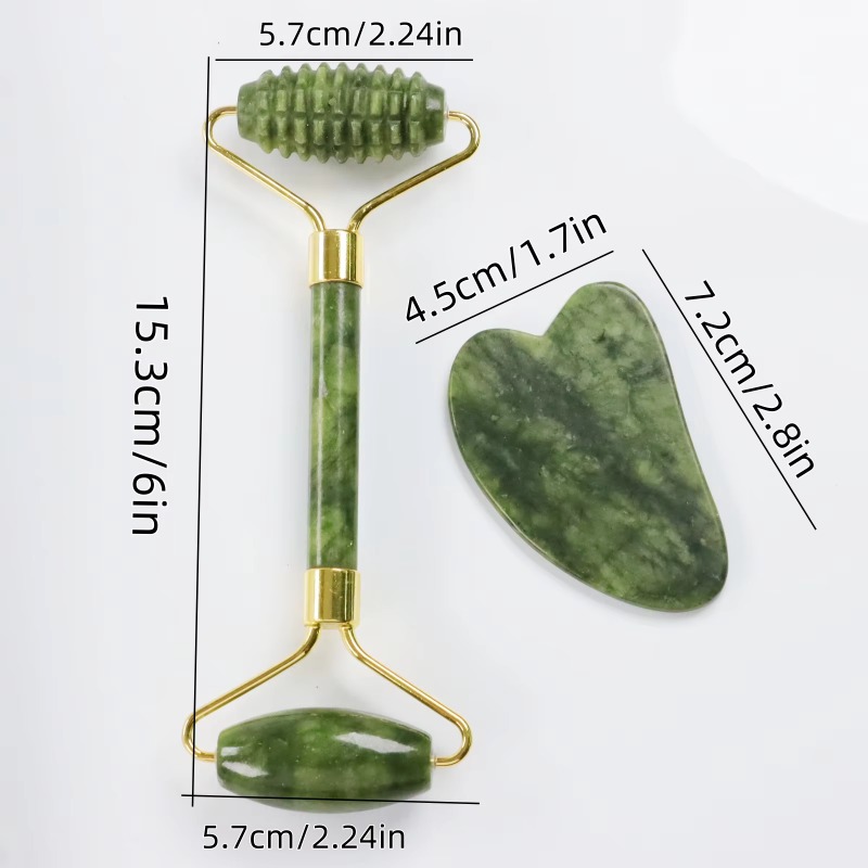 Conjunto de Rolo de Jade e Gua - Jade Roller Stone avaliação e preço