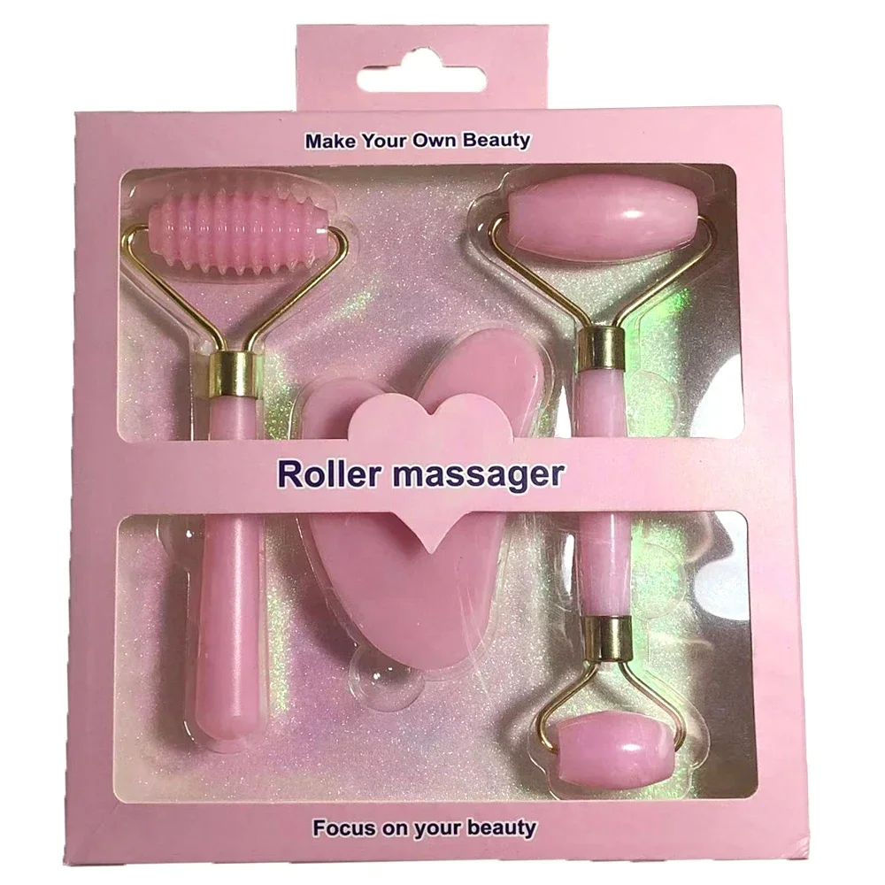 Rolo de resina massageador par - Jade Roller Stone avaliação e preço